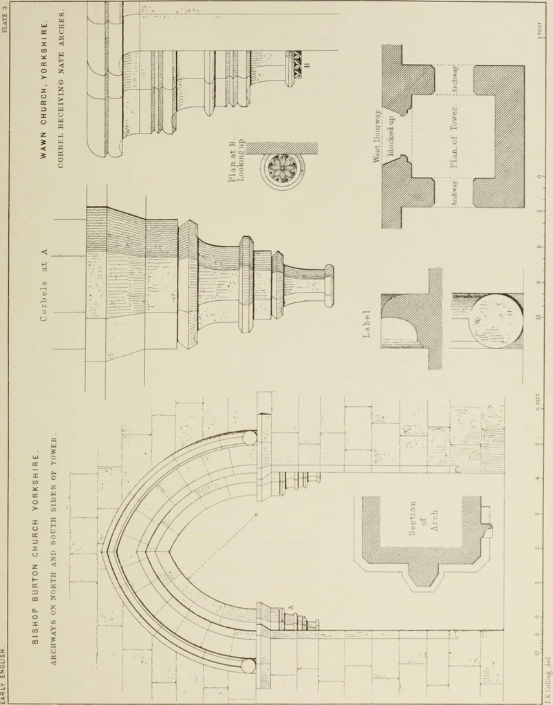 An illustration from Details of Gothic architecture, 1890, leaf 47