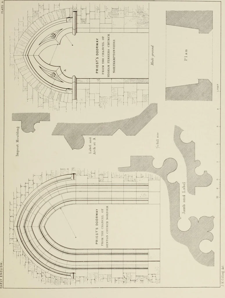 An illustration from Details of Gothic architecture, 1890, leaf 51
