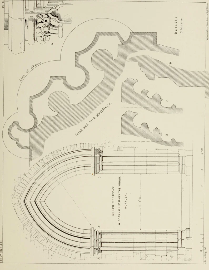 An illustration from Details of Gothic architecture, 1890, leaf 67