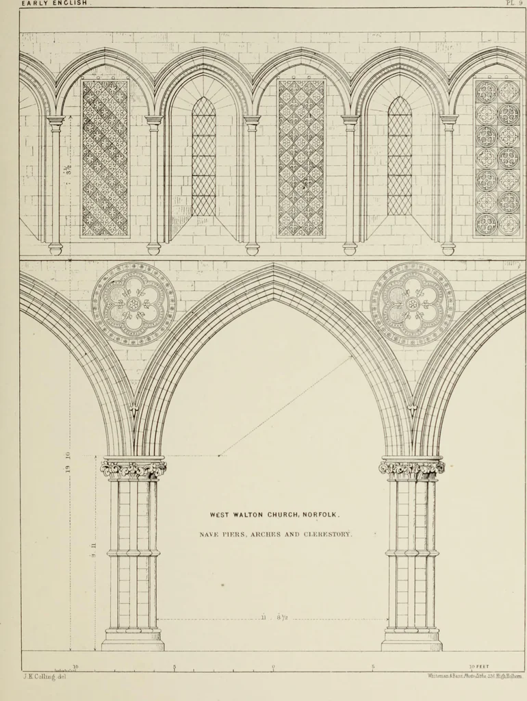 An illustration from Details of Gothic architecture, 1890, leaf 71