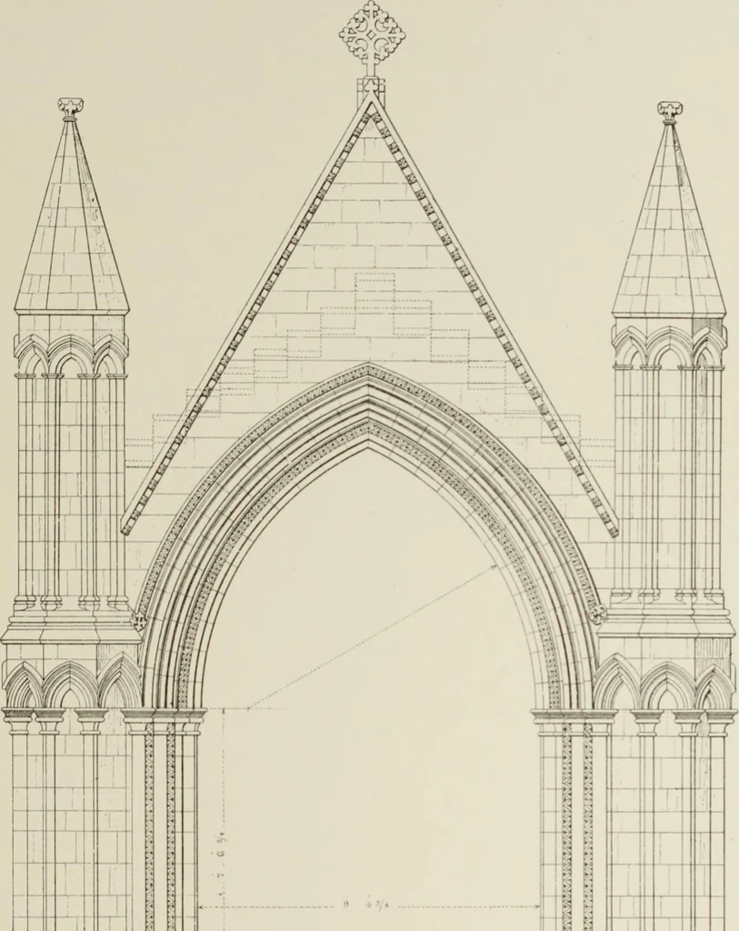 An illustration from Details of Gothic architecture, 1890, leaf 89