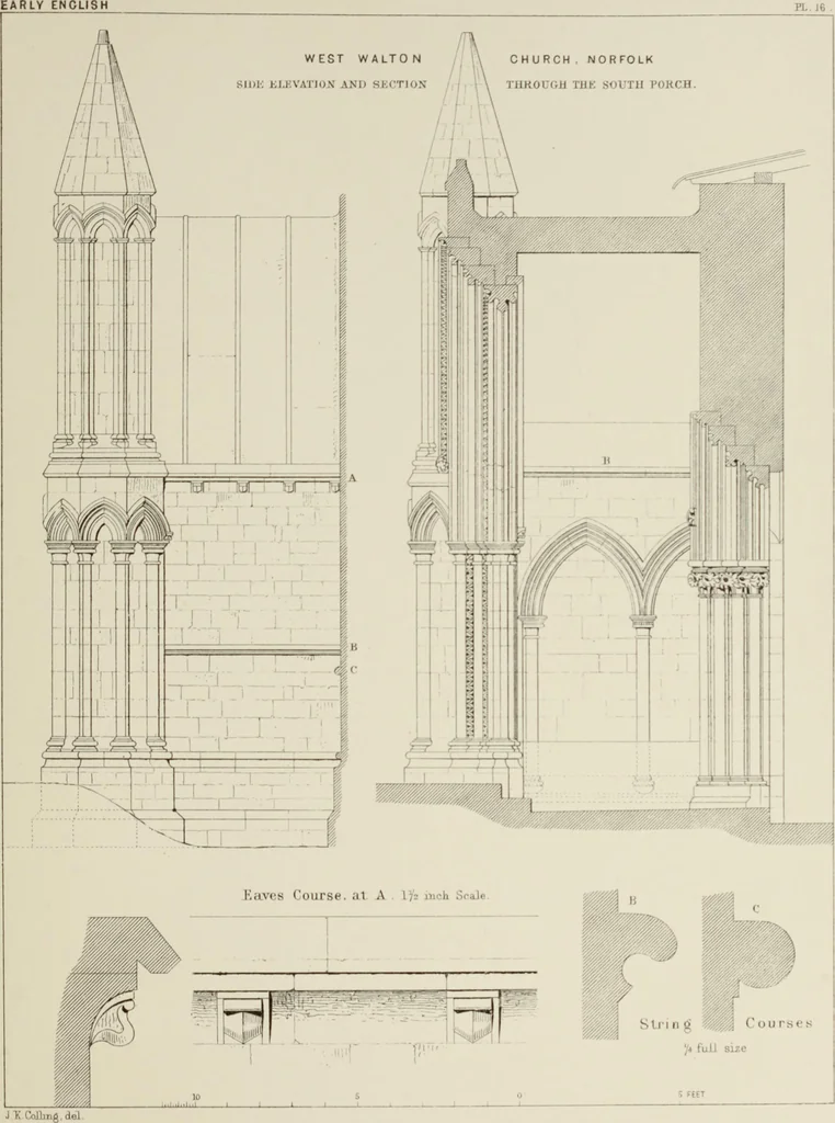 An illustration from Details of Gothic architecture, 1890, leaf 97
