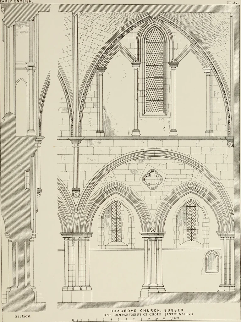 An illustration from Details of Gothic architecture, 1890, leaf 100