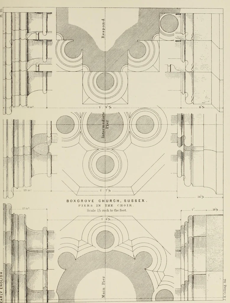 An illustration from Details of Gothic architecture, 1890, leaf 106