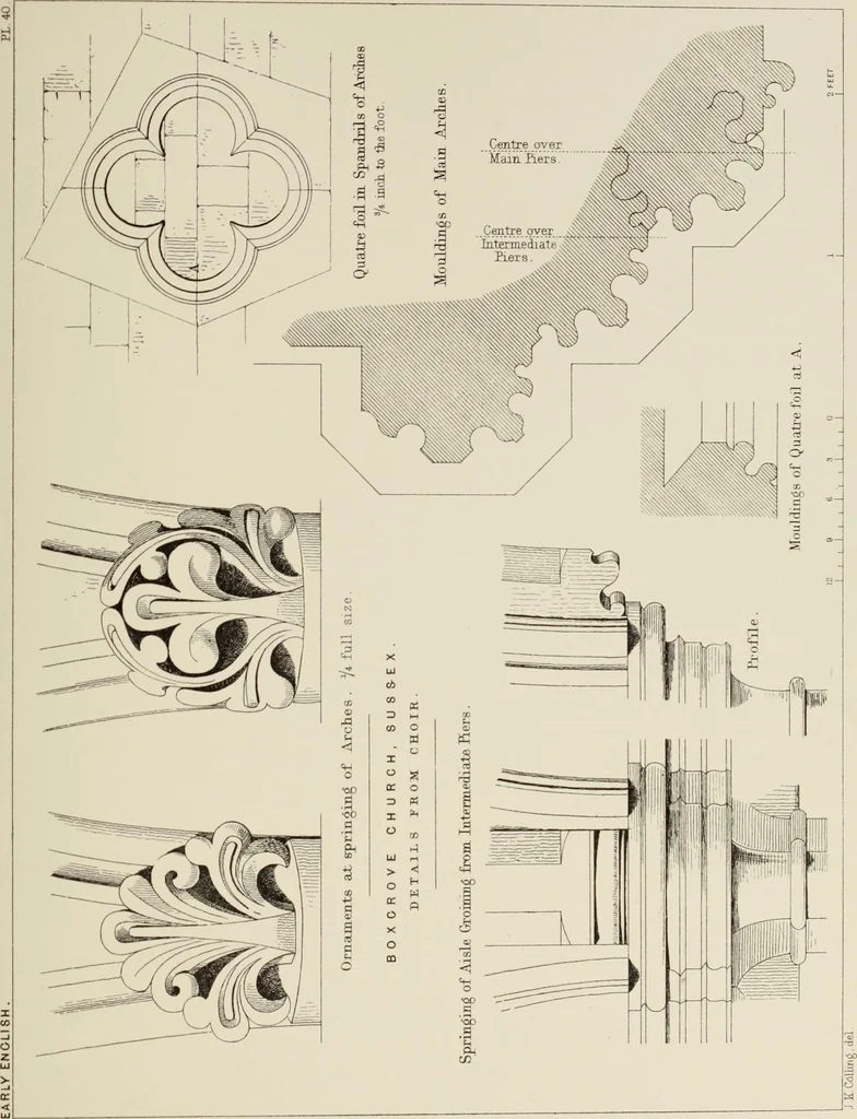 An illustration from Details of Gothic architecture, 1890, leaf 110