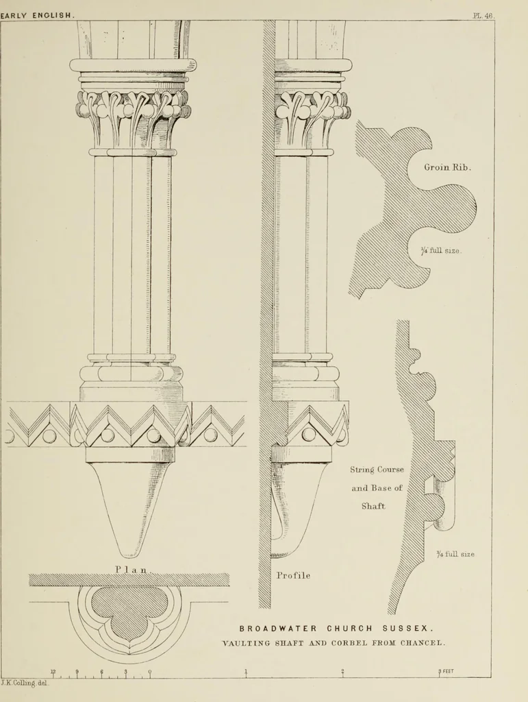 An illustration from Details of Gothic architecture, 1890, leaf 132