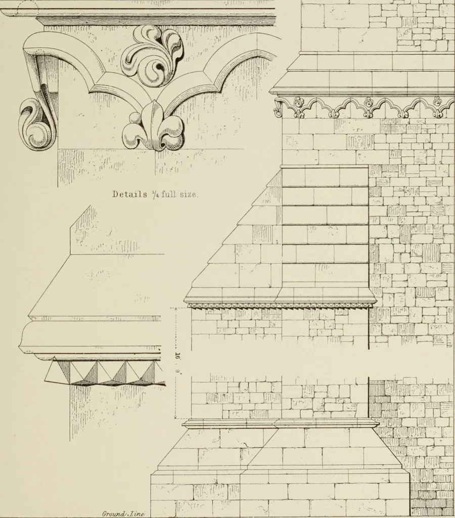 An illustration from Details of Gothic architecture, 1890, leaf 154
