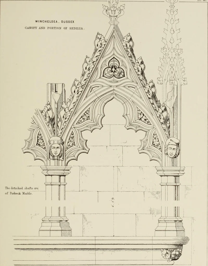 An illustration from Details of Gothic architecture, 1890, leaf 162