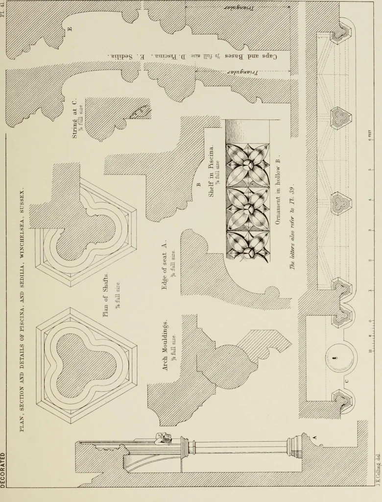 An illustration from Details of Gothic architecture, 1890, leaf 166