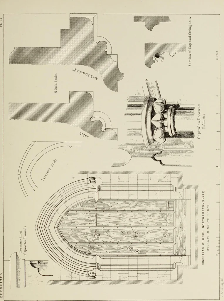 An illustration from Details of Gothic architecture, 1890, leaf 190