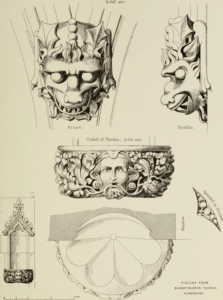 An illustration from Details of Gothic architecture, 1890, leaf 198