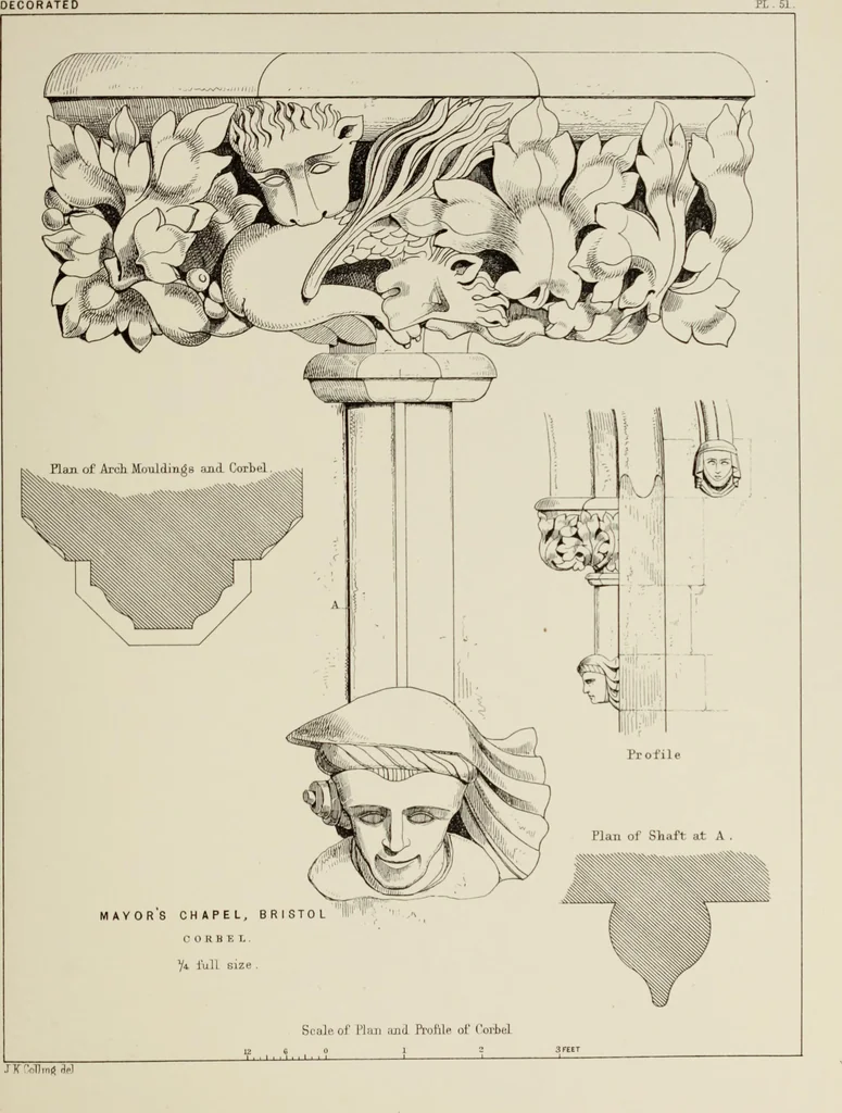 An illustration from Details of Gothic architecture, 1890, leaf 206