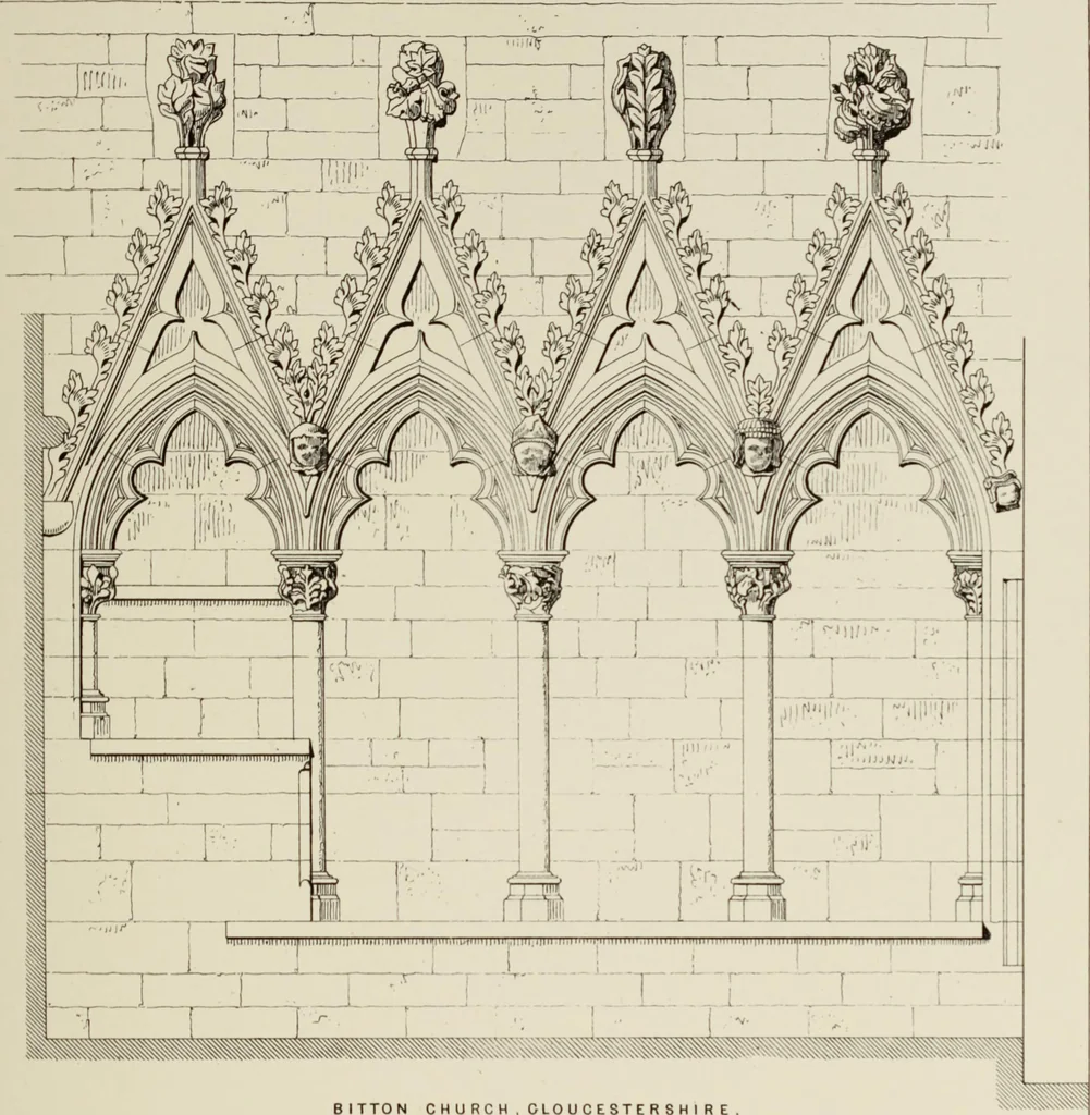 An illustration from Details of Gothic architecture, 1890, leaf 210