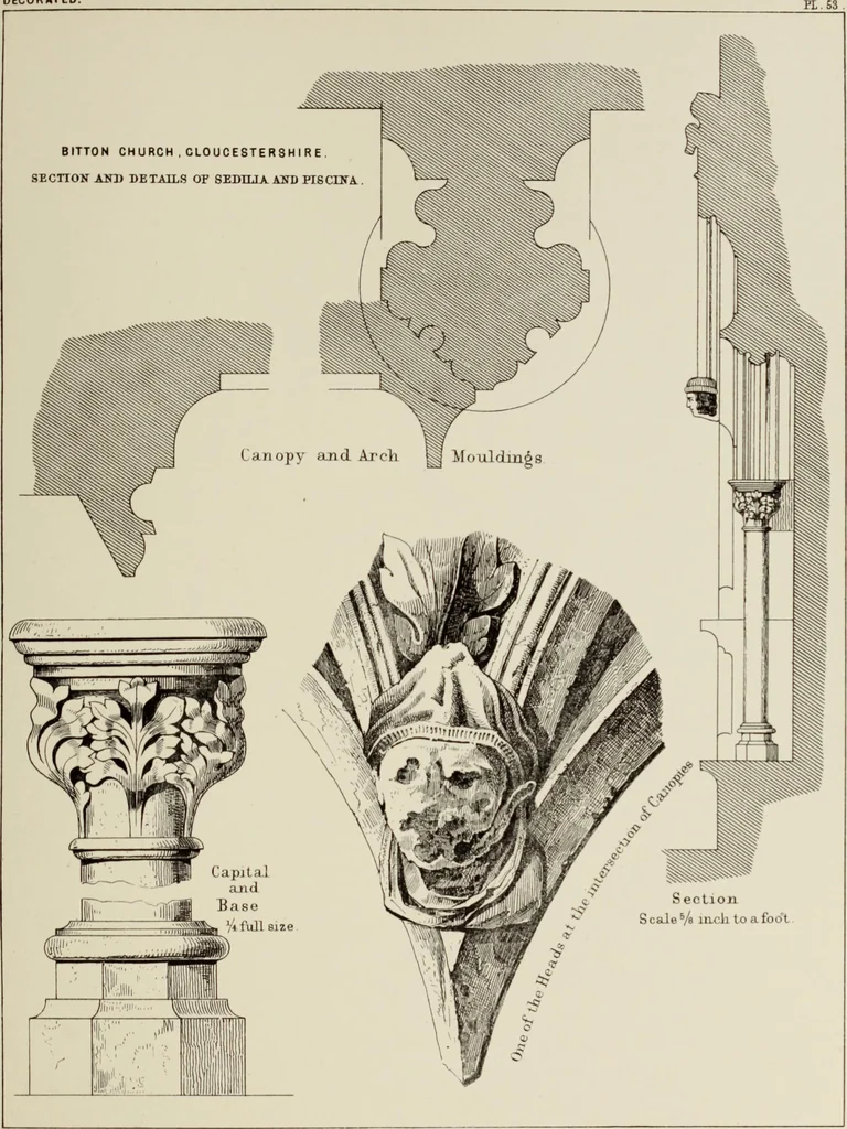 An illustration from Details of Gothic architecture, 1890, leaf 214