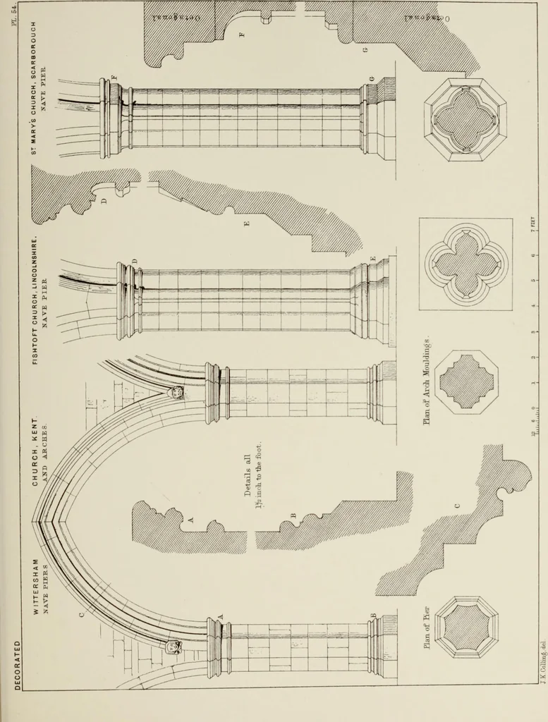 An illustration from Details of Gothic architecture, 1890, leaf 218