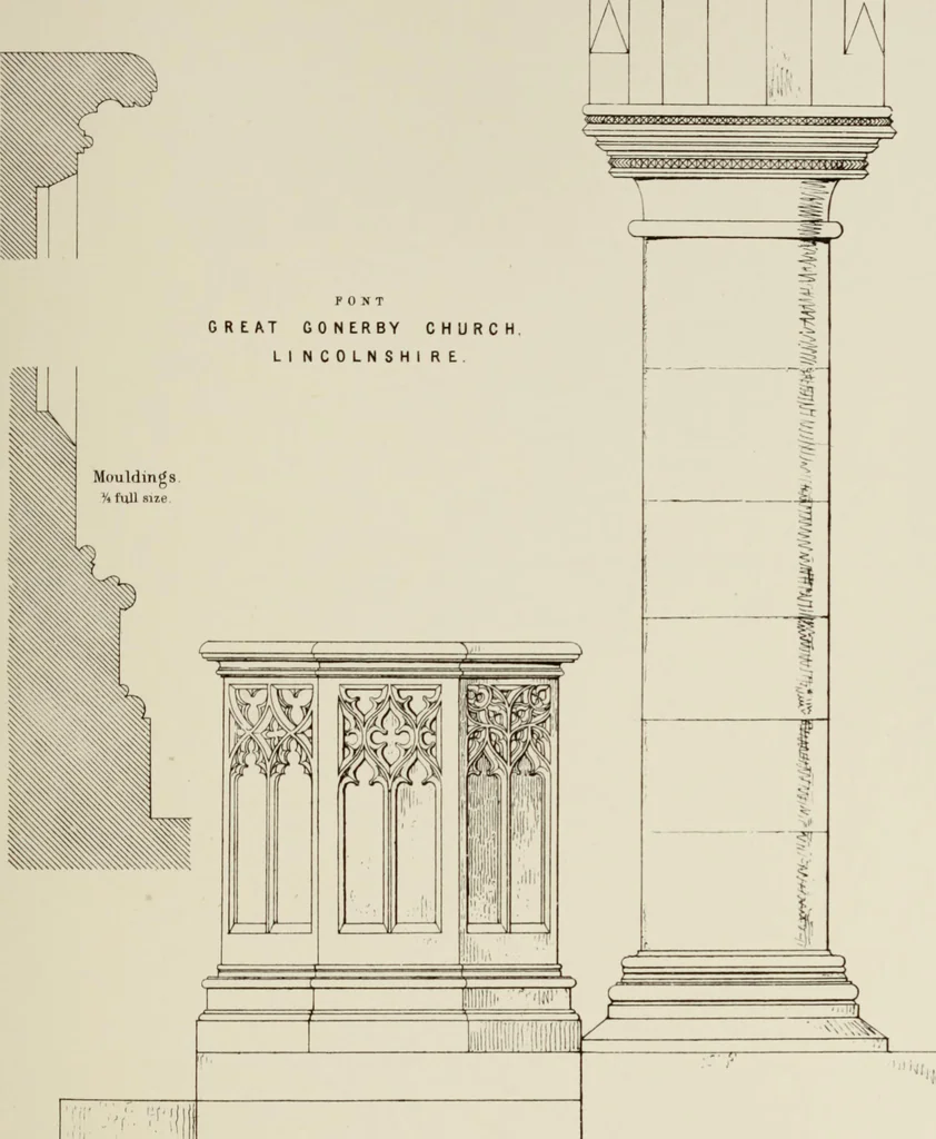 An illustration from Details of Gothic architecture, 1890, leaf 230