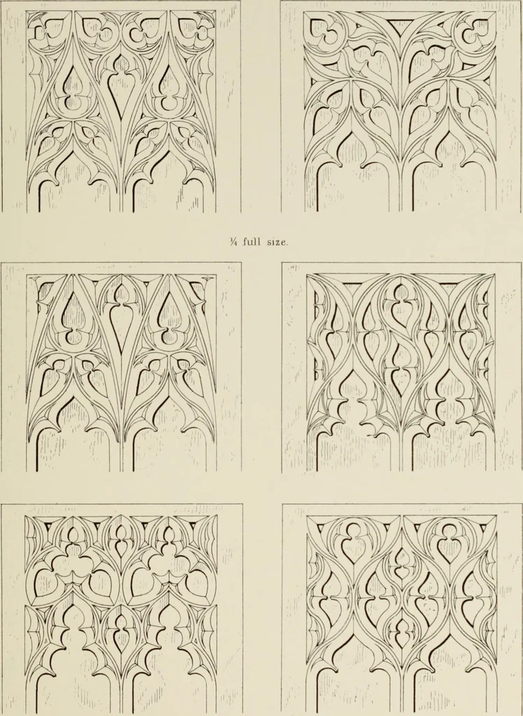 An illustration from Details of Gothic architecture, 1890, leaf 234