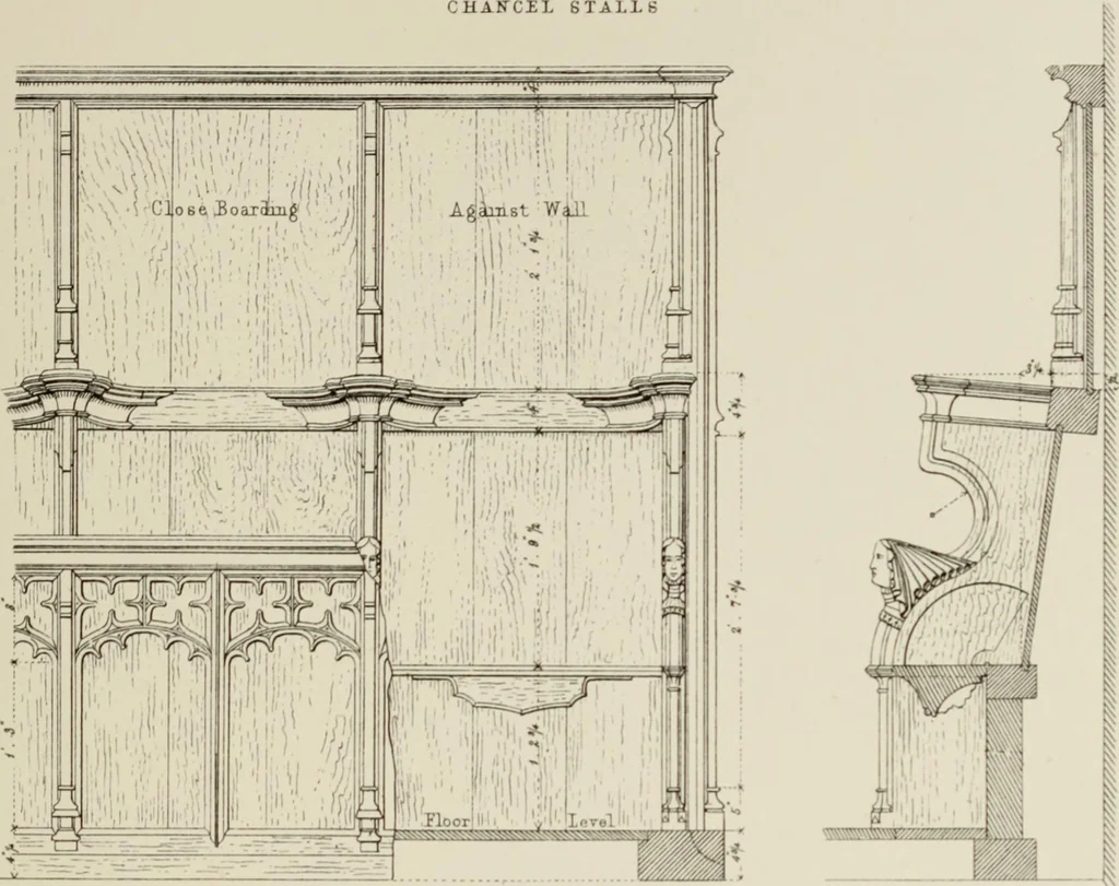 An illustration from Details of Gothic architecture, 1890, leaf 258