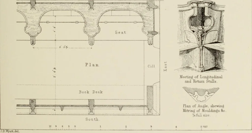An illustration from Details of Gothic architecture, 1890, leaf 258