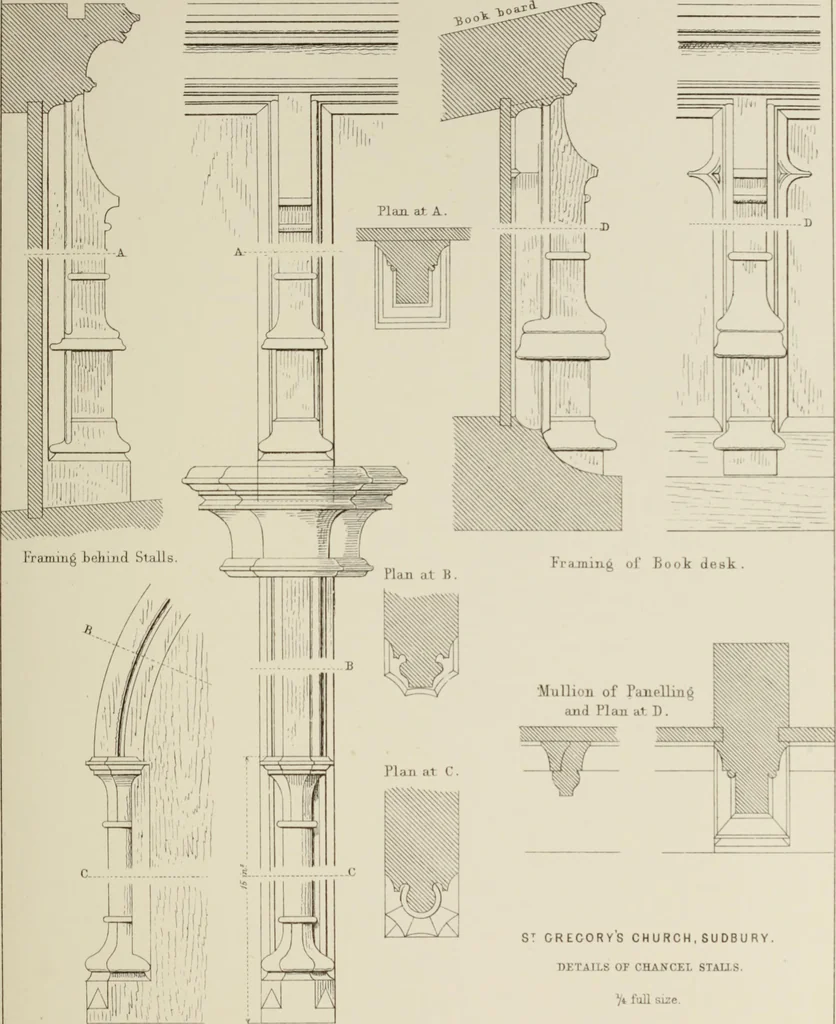 An illustration from Details of Gothic architecture, 1890, leaf 262