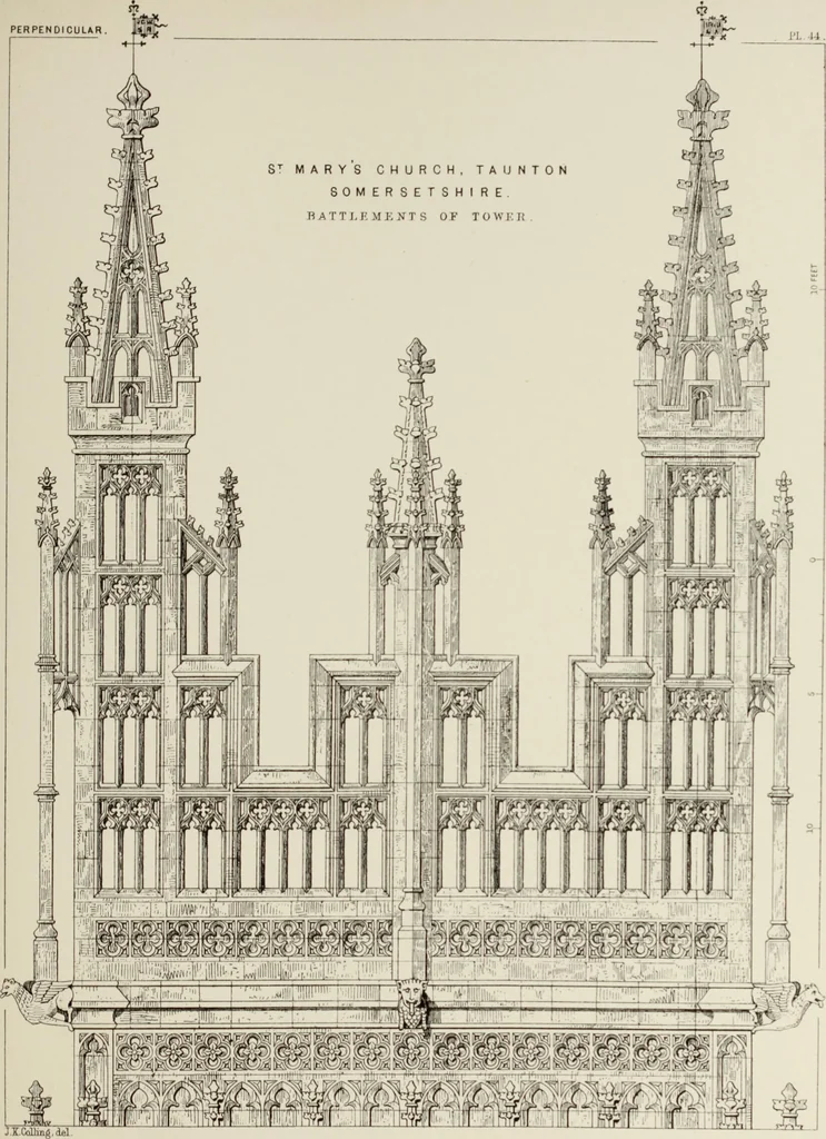 An illustration from Details of Gothic architecture, 1890, leaf 334