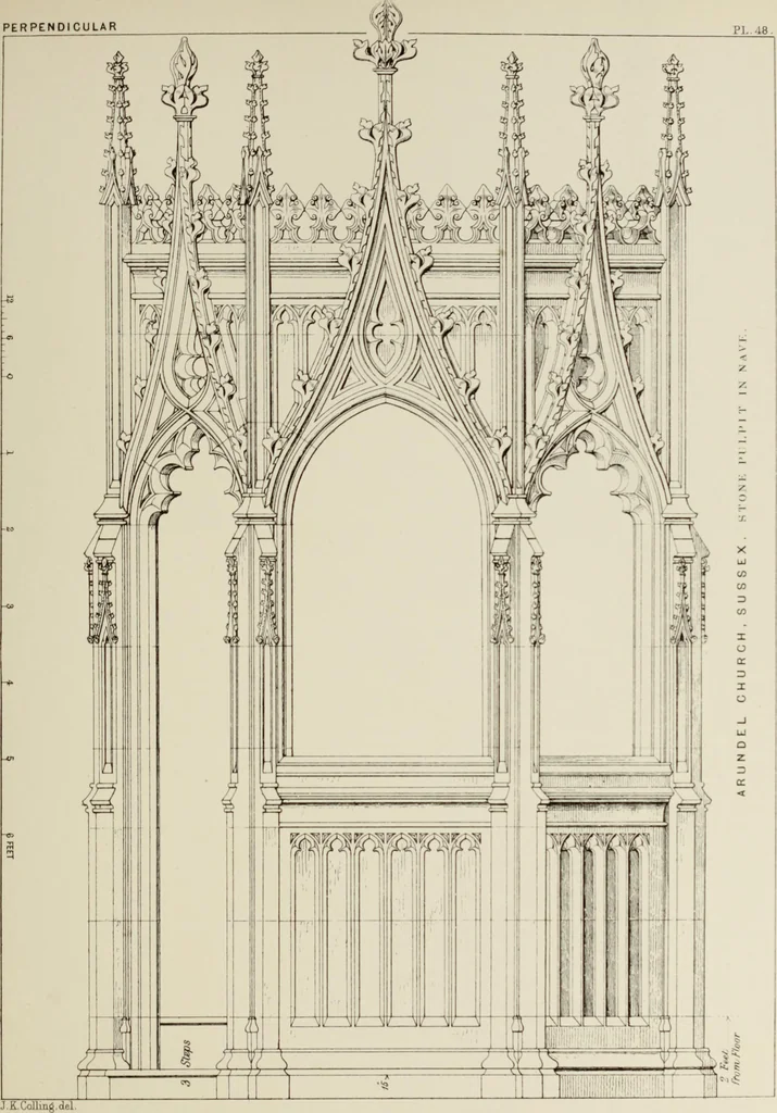 An illustration from Details of Gothic architecture, 1890, leaf 350