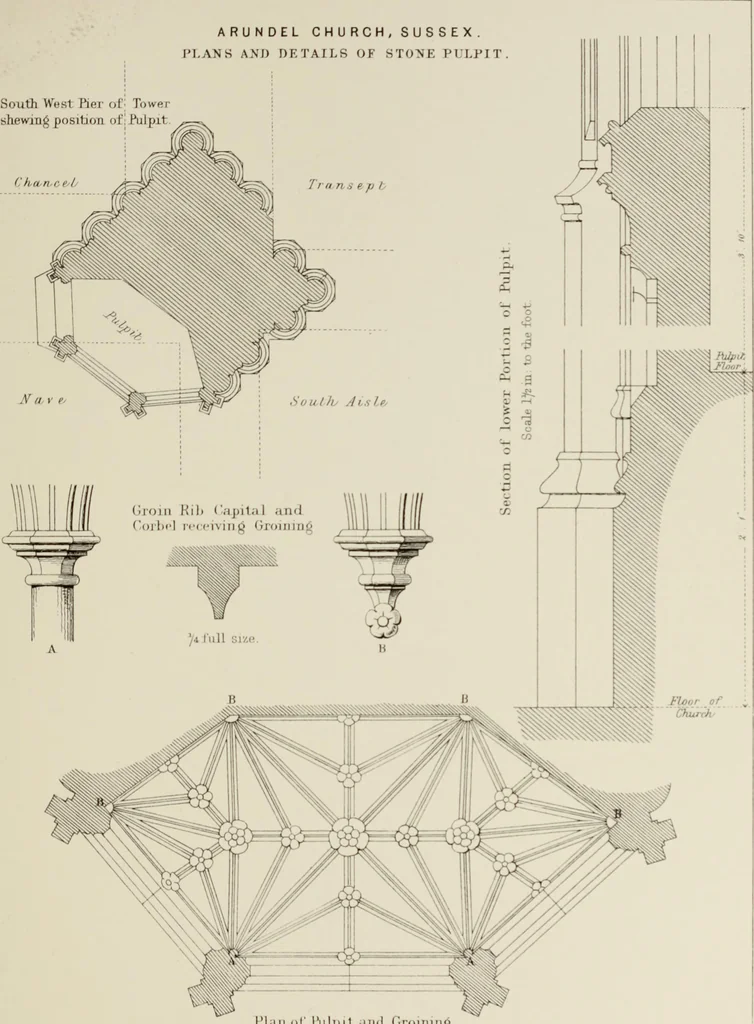 An illustration from Details of Gothic architecture, 1890, leaf 354