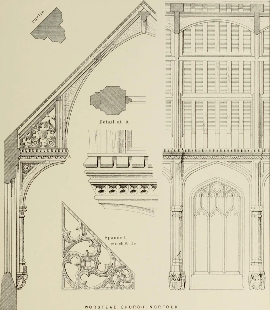 An illustration from Details of Gothic architecture, 1890, leaf 366