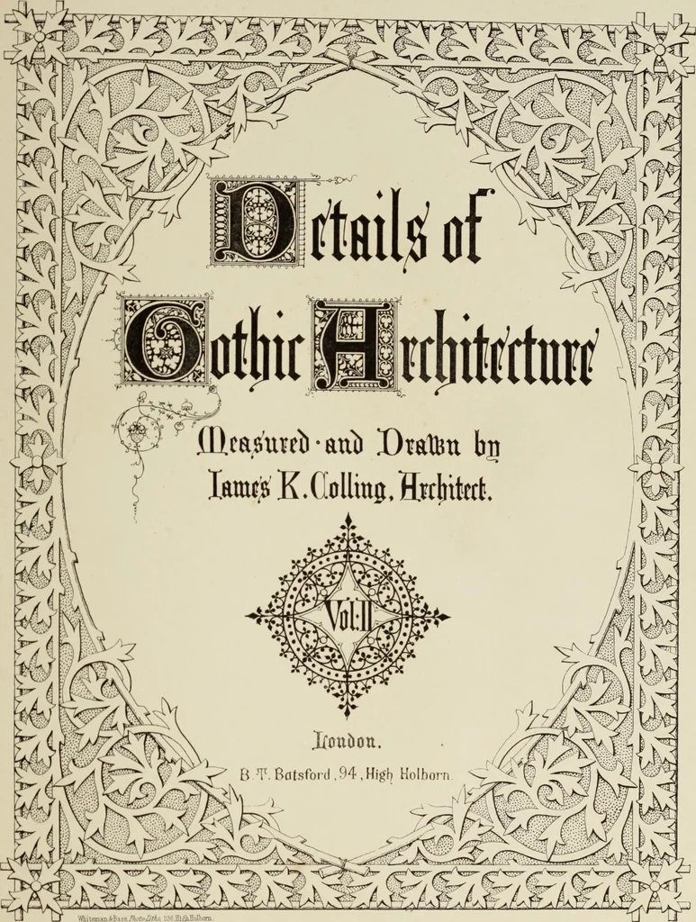 An illustration from Details of Gothic architecture, 1890, leaf 6