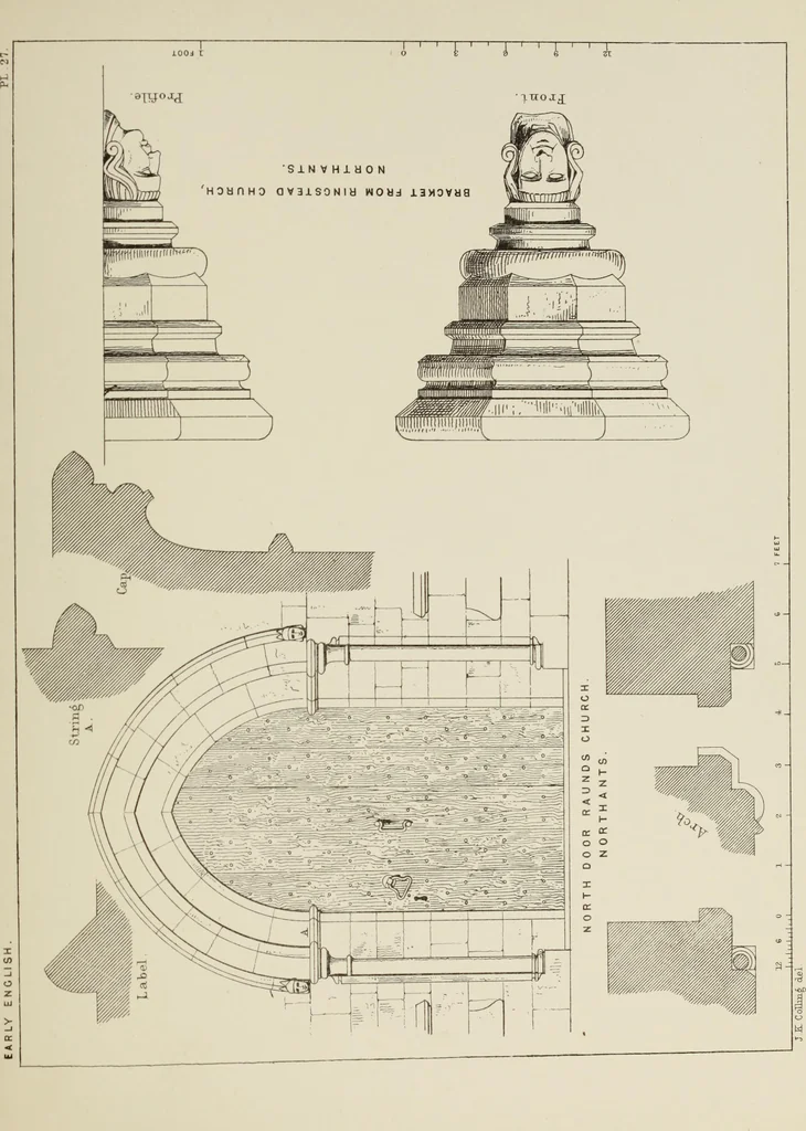 An illustration from Details of Gothic architecture, 1890, leaf 60