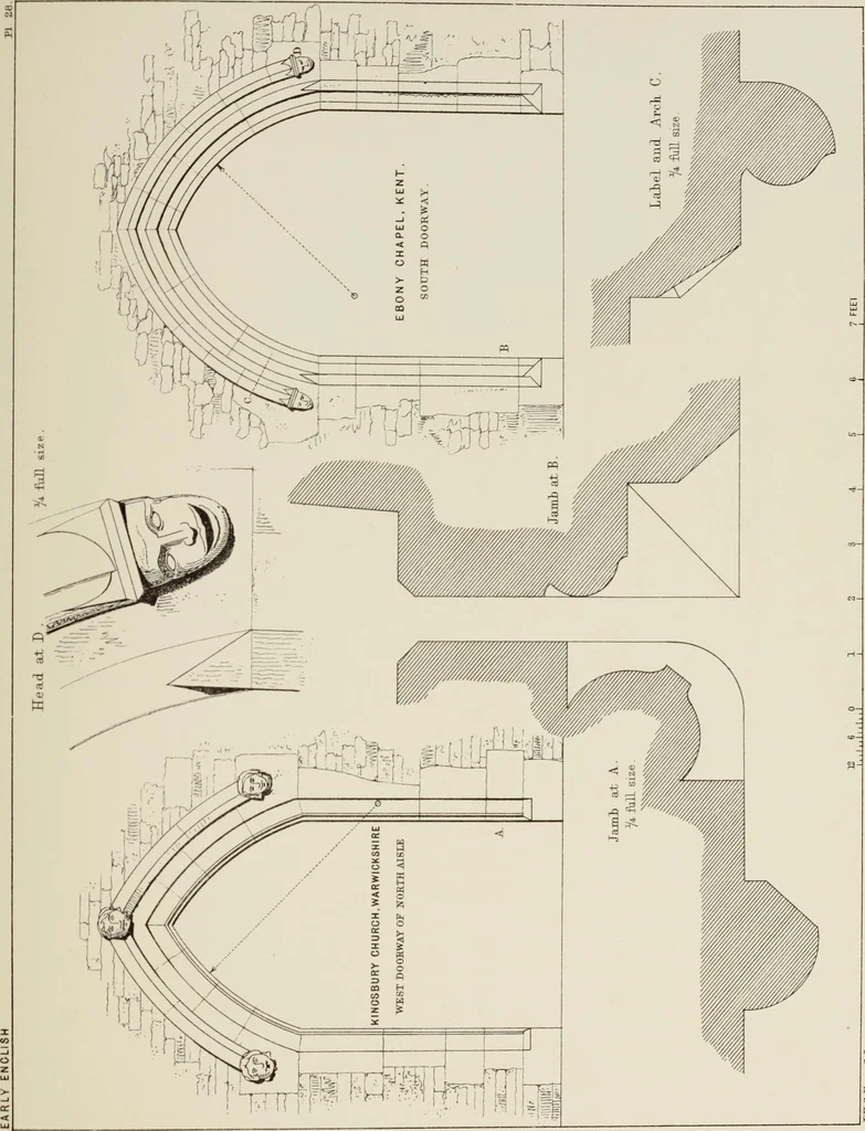 An illustration from Details of Gothic architecture, 1890, leaf 64