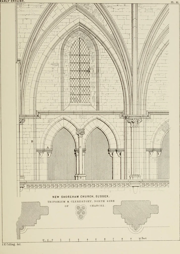 An illustration from Details of Gothic architecture, 1890, leaf 76
