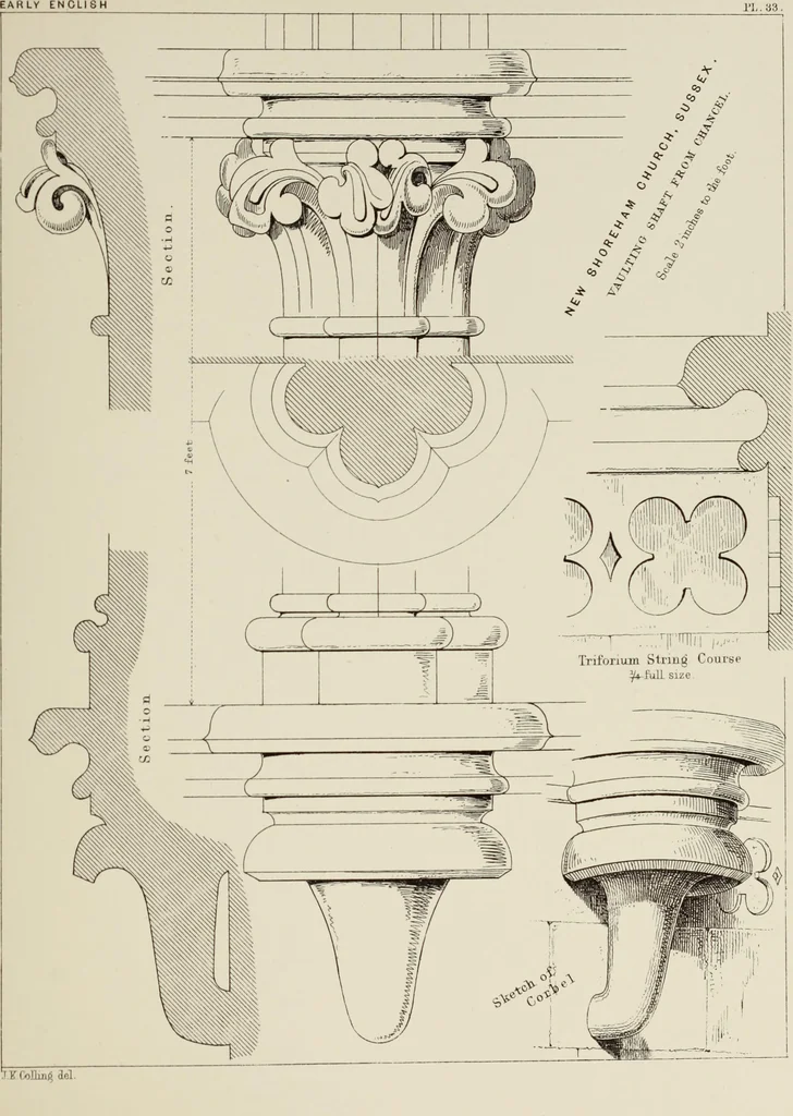 An illustration from Details of Gothic architecture, 1890, leaf 84