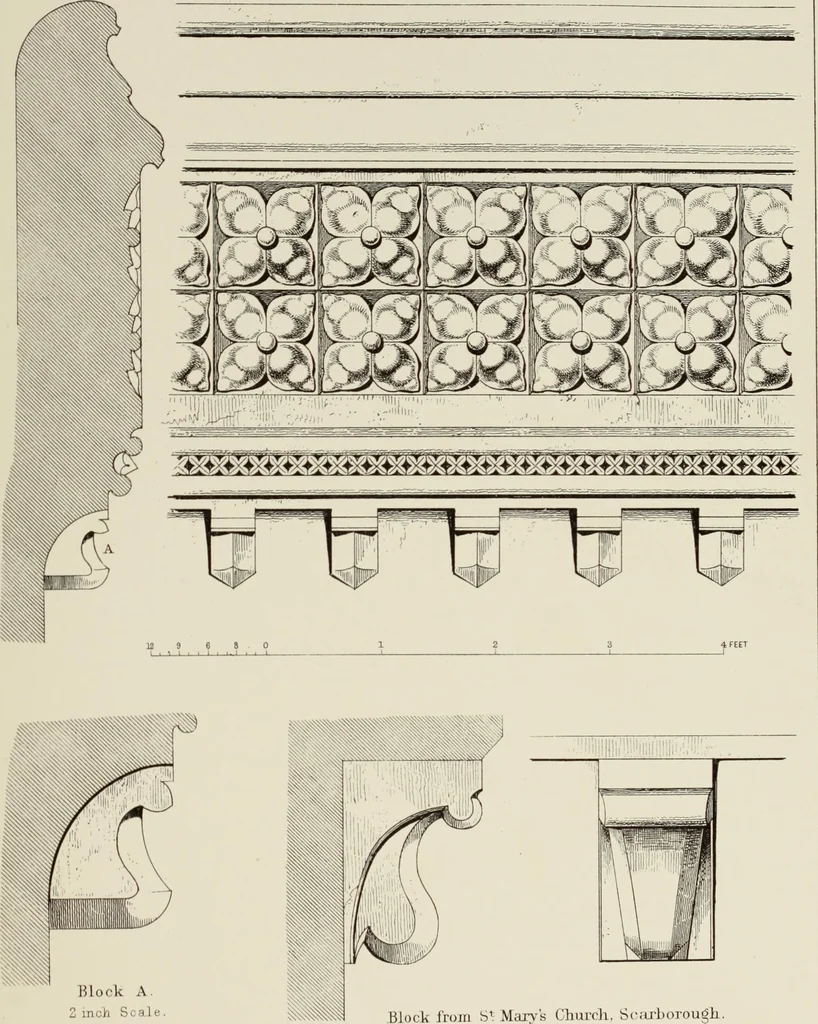 An illustration from Details of Gothic architecture, 1890, leaf 92