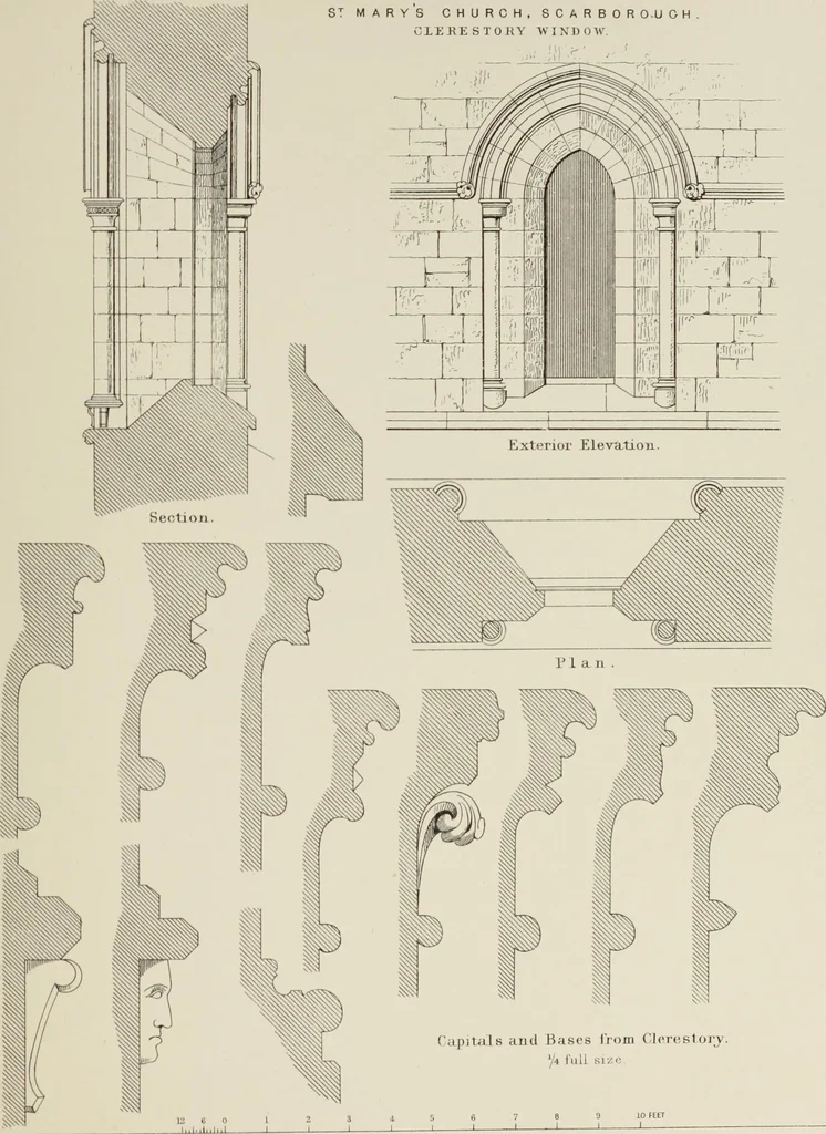 An illustration from Details of Gothic architecture, 1890, leaf 96