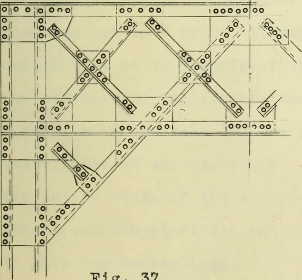 An illustration from Details of highway bridges, 1906, leaf 50