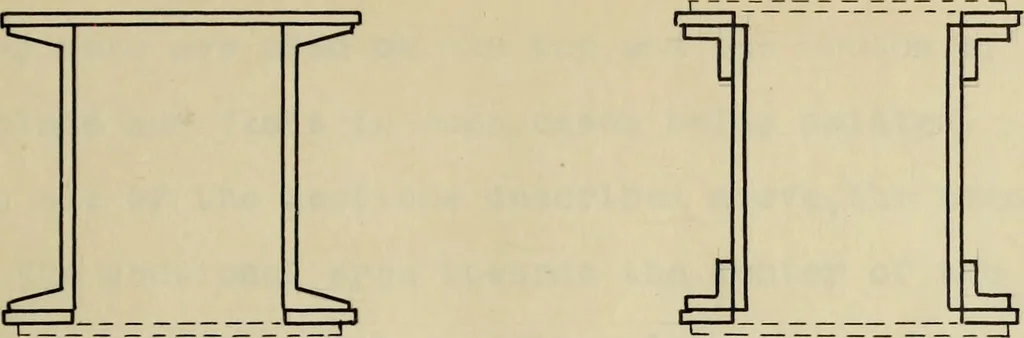 An illustration from Details of railroad truss-bridges, 1910, leaf 16