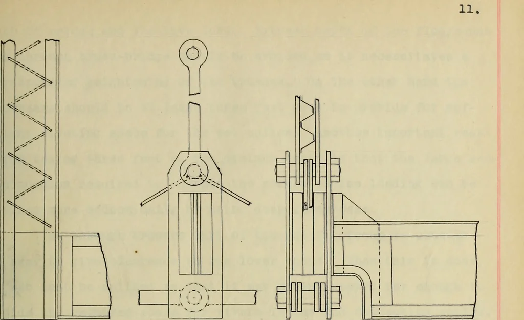 An illustration from Details of railroad truss-bridges, 1910, leaf 28