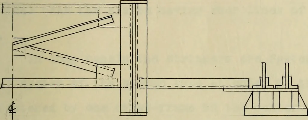 An illustration from Details of railroad truss-bridges, 1910, leaf 36