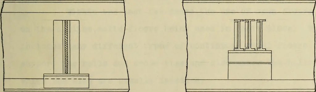 An illustration from Details of railroad truss-bridges, 1910, leaf 38