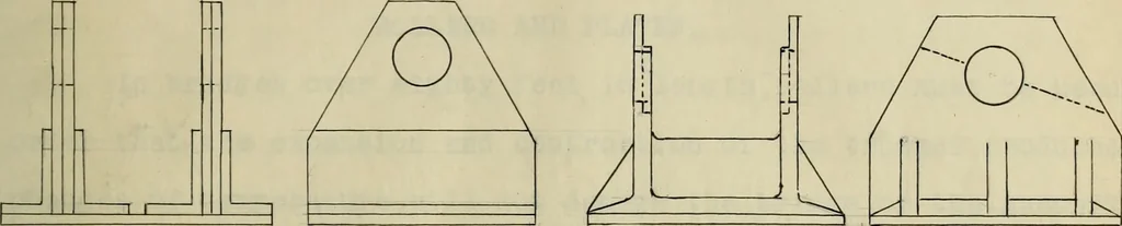 An illustration from Details of railroad truss-bridges, 1910, leaf 56