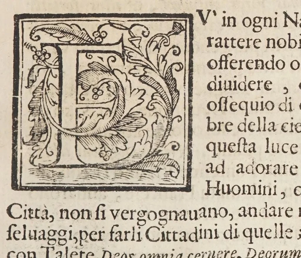 An illustration from Detti, e fatti memorabili del Senato, e patritii Veneti, 1672, leaf 17
