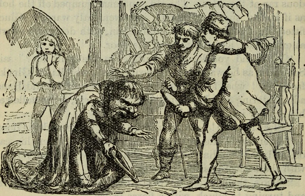 An illustration from Deucalion ; also, The King of the golden river ; The eagle's nest ; Arrows of the chace, 1890, leaf 285