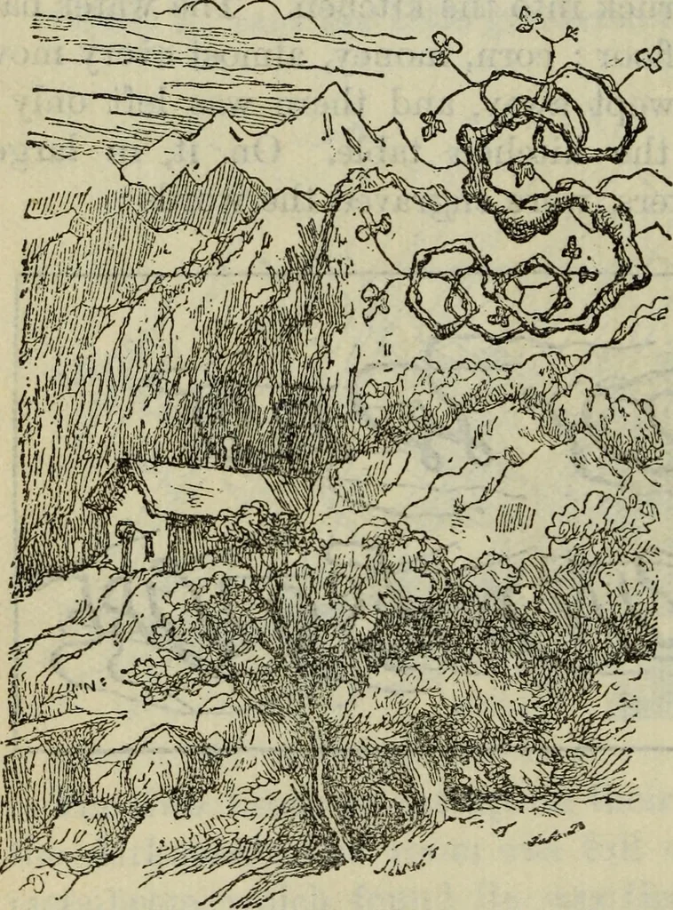 An illustration from Deucalion ; also, The King of the golden river ; The eagle's nest ; Arrows of the chace, 1890, leaf 289