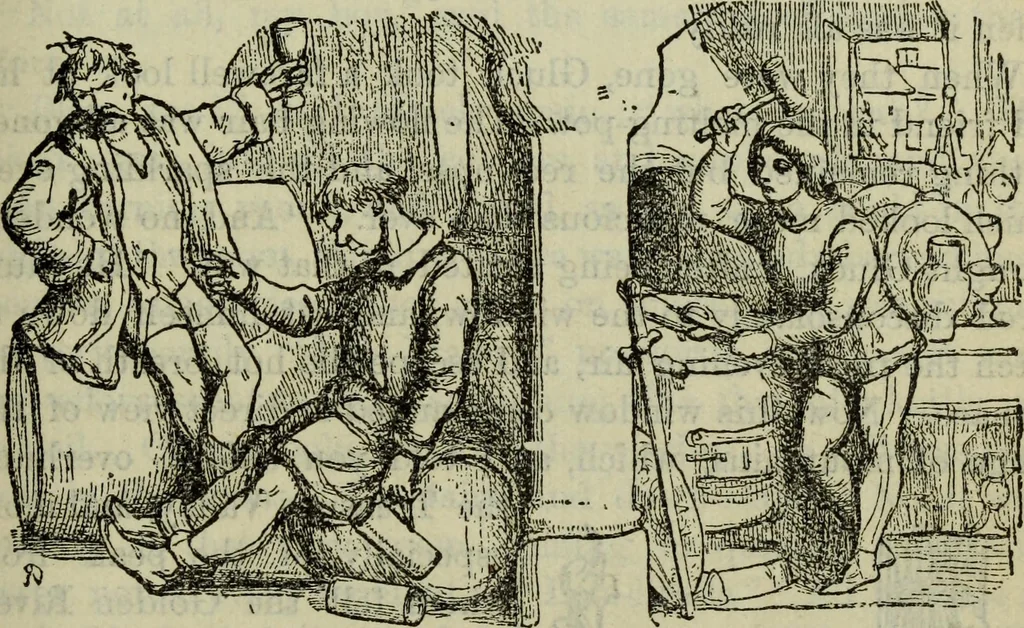 An illustration from Deucalion ; also, The King of the golden river ; The eagle's nest ; Arrows of the chace, 1890, leaf 290