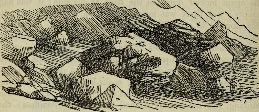 An illustration from Deucalion ; also, The King of the golden river ; The eagle's nest ; Arrows of the chace, 1890, leaf 303