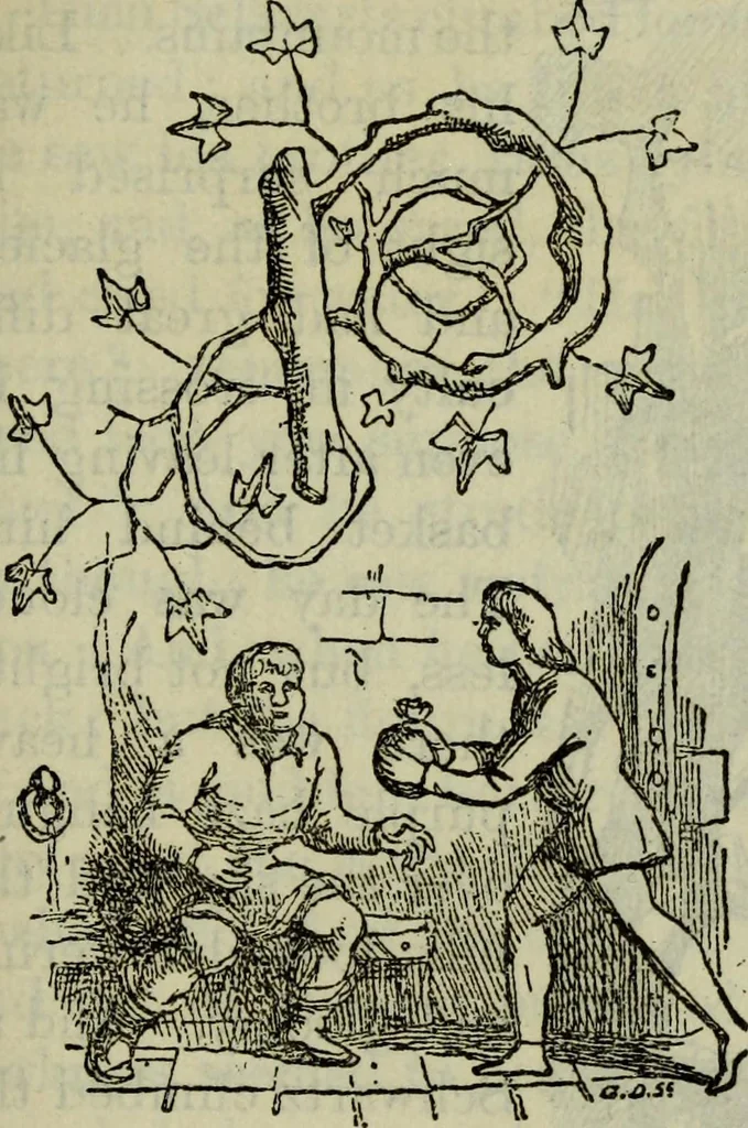 An illustration from Deucalion ; also, The King of the golden river ; The eagle's nest ; Arrows of the chace, 1890, leaf 304