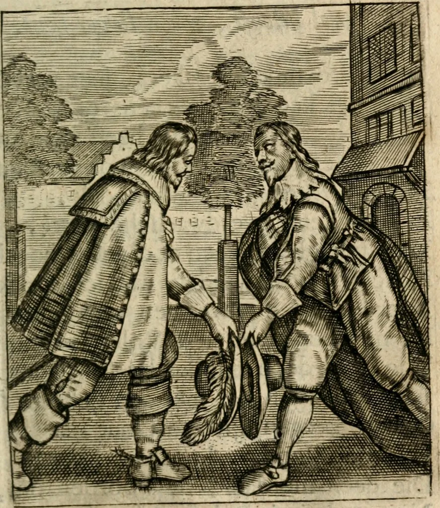 An illustration from Deugden-spoor; in de on-deughden des werelts aff-gebeeldt, 1645, leaf 178