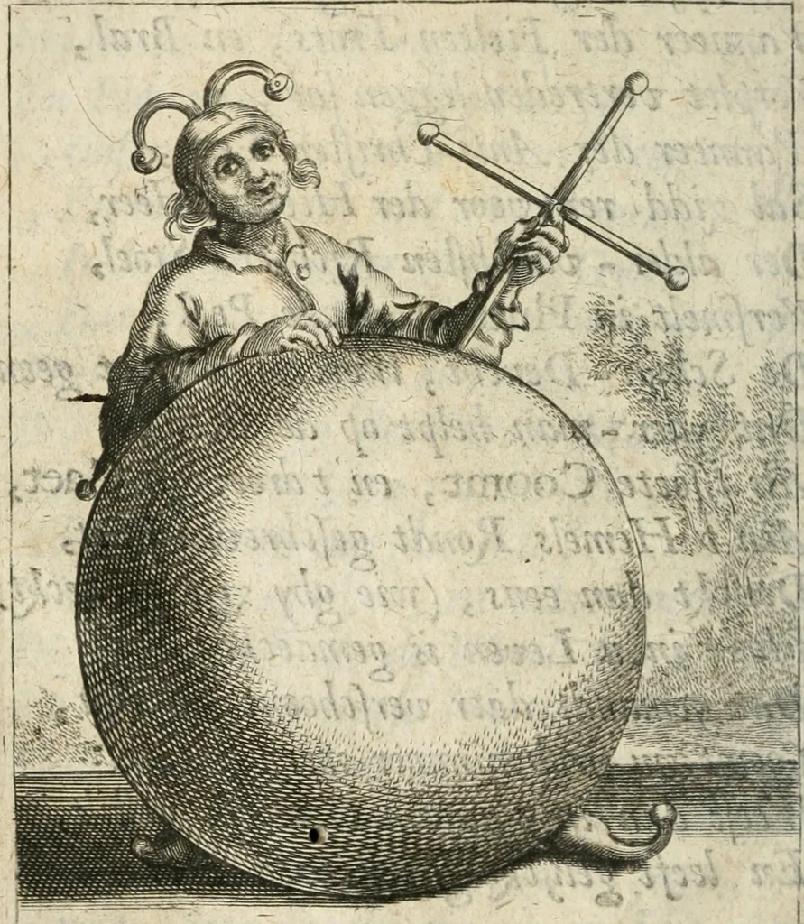 An illustration from Deugden-spoor; in de on-deughden des werelts aff-gebeeldt, 1645, leaf 19