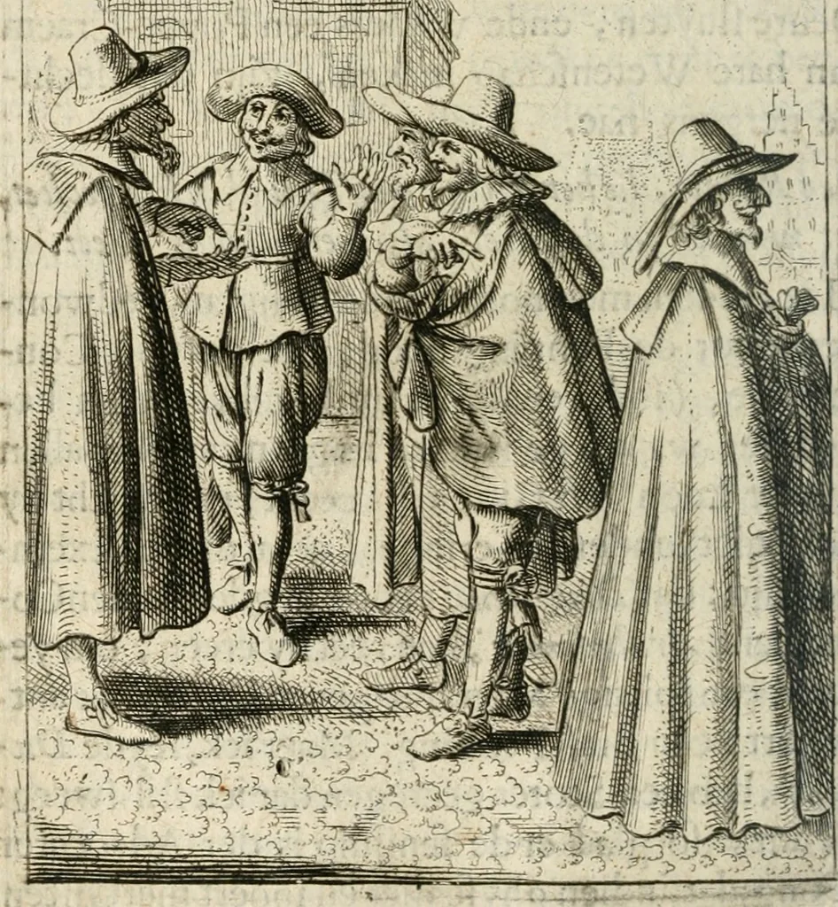 An illustration from Deugden-spoor; in de on-deughden des werelts aff-gebeeldt, 1645, leaf 81